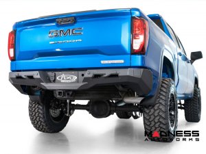 GMC Sierra 1500 Rear Bumper - Black Label Series - Addictive Desert Designs GMC Sierra 1500 Rear Bumper - Black Label Series - Addictive Desert Designs